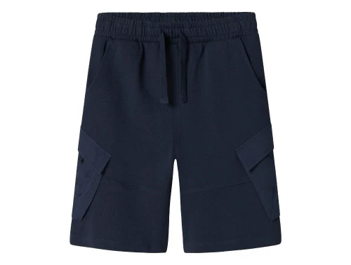 Mørkeblå bermudashorts i sweatkvalitet og cargo-look fra Name It 13244130 navy blazer
